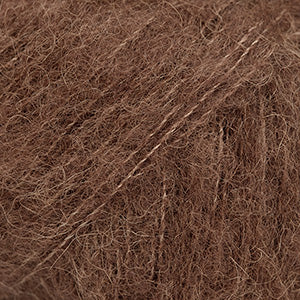 Drops Brushed Alpaca silk Uni 38 chokolade